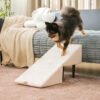 2-in-1 Convertible Wooden Home Step Stool Dog Ramp