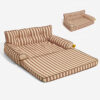 Stripe Waterproof Foldable Large Dog Sofa Bed - Su