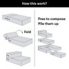 Waterproof Washable PU Leather Modular Multi-Level