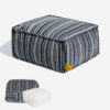 Sustainable Storage Pouf Ottoman & Dog Bed - Funny