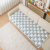 All-Season Plaid Pet Mat Scratch-Resistant Protect