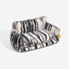Trendy Striped Faux Lambswool Double Layer Dog & C