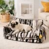 Trendy Striped Faux Lambswool Double Layer Dog & C