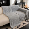 Bowknot Jacquard Plush Multifunctional Sofa Blanke