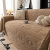 Bowknot Jacquard Plush Multifunctional Sofa Blanke