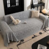 Bowknot Jacquard Plush Multifunctional Sofa Blanke