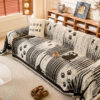 Cartoon Paw Print Chenille Anti-Scratch Throw Couc