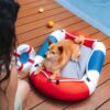 Summer Cooling Waterproof Boat-Shaped Pet Bed or P