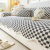 Classic Checkerboard Plush Comfortable Scratch-Res