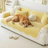 Classic Checkerboard Plush Comfortable Scratch-Res