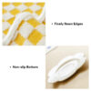 Classic Checkerboard Plush Comfortable Scratch-Res