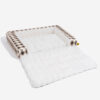 Classic Plaid Ergonomic Calming Dog Bed - Expandab