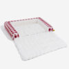 Classic Plaid Ergonomic Calming Dog Bed - Expandab