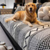 Classic Plaid Plush Scratch-Resistant Comfortable 