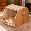 Classical Plaid House Orthopedic Dog Bed - Retreat
