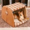 Classical Plaid House Orthopedic Dog Bed - Retreat