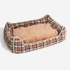 Classical Retro Plaid Removable Bolster Calming Do
