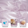 Cloud Luxury Quilted Dog Car Seat Booster Bed