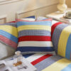 Colorful Striped Quilted Sofa Chic Protector Comfo