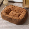 Cookie Plush Winter Warm Cozy Deep Sleep Dog Bed