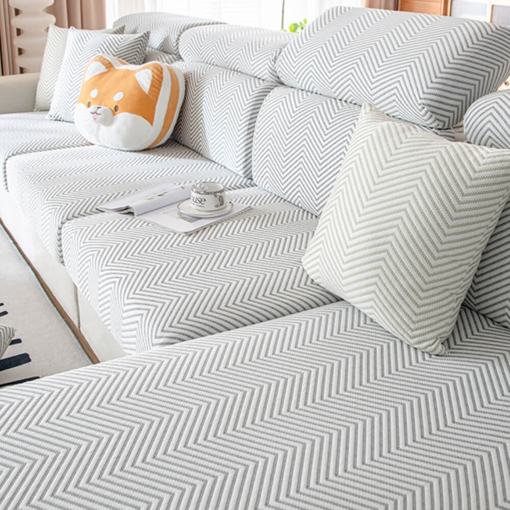 Cooling Ice Silk Stretch Full Wrap Sofa Protection