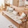 Cozy Chenille Striped Plush Sofa Protector Pet Mat