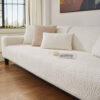 Cream Colour Berber Fleece Anti-Scratch Couch Cove