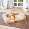 Cream Fluffy Comfort Orthopedic Dog and Cat Sofa B