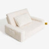 Creamy Fluffy Orthopedic Human-Dog Bolster Bed - E