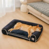 Deluxe Flannel Double-Layer Orthopedic Dog Sofa Be