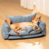 Denim Patchwork Style Pet Double Layer Sofa Dog So