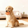 Durable Latex Teething With Squeaker Dog Chew Toy