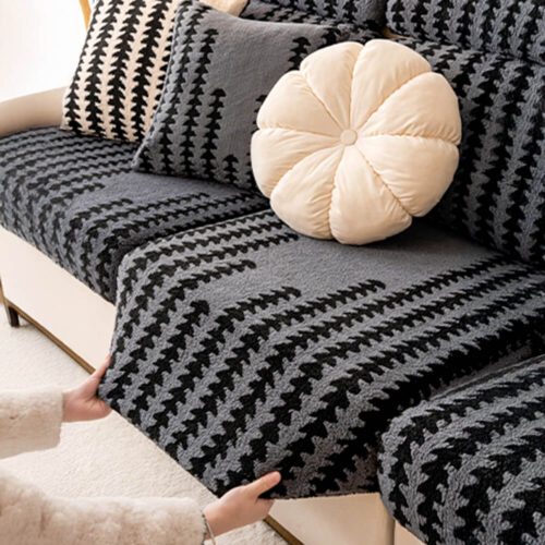 All-Season Soft & Stretchy Fishbone Striped Magic 