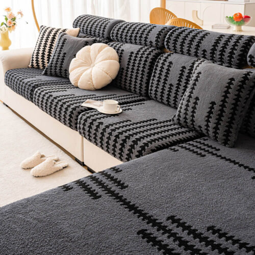 All-Season Soft & Stretchy Fishbone Striped Magic 