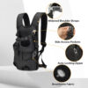 Breathable and Adjustable Portable Front-Hugging B