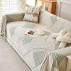 Classic Geometric Pattern Chenille Throw Couch Cov