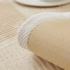 Classic Striped Square Plush Couch Cover