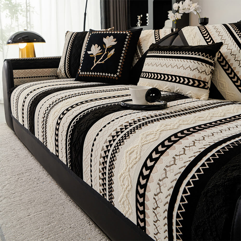Colorblock Woven Suede Soft Skin-Friendly Anti-Ski