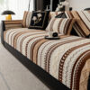 Colorblock Woven Suede Soft Skin-Friendly Anti-Ski