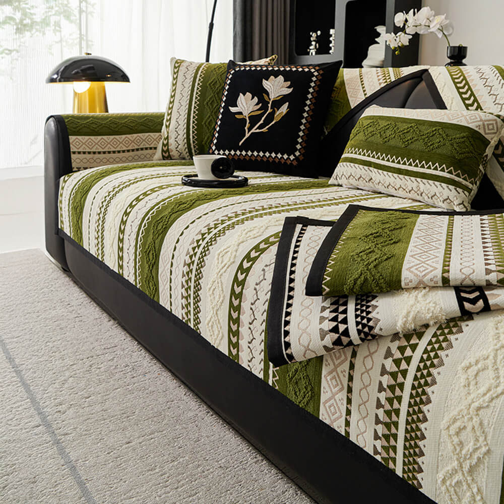 Colorblock Woven Suede Soft Skin-Friendly Anti-Ski