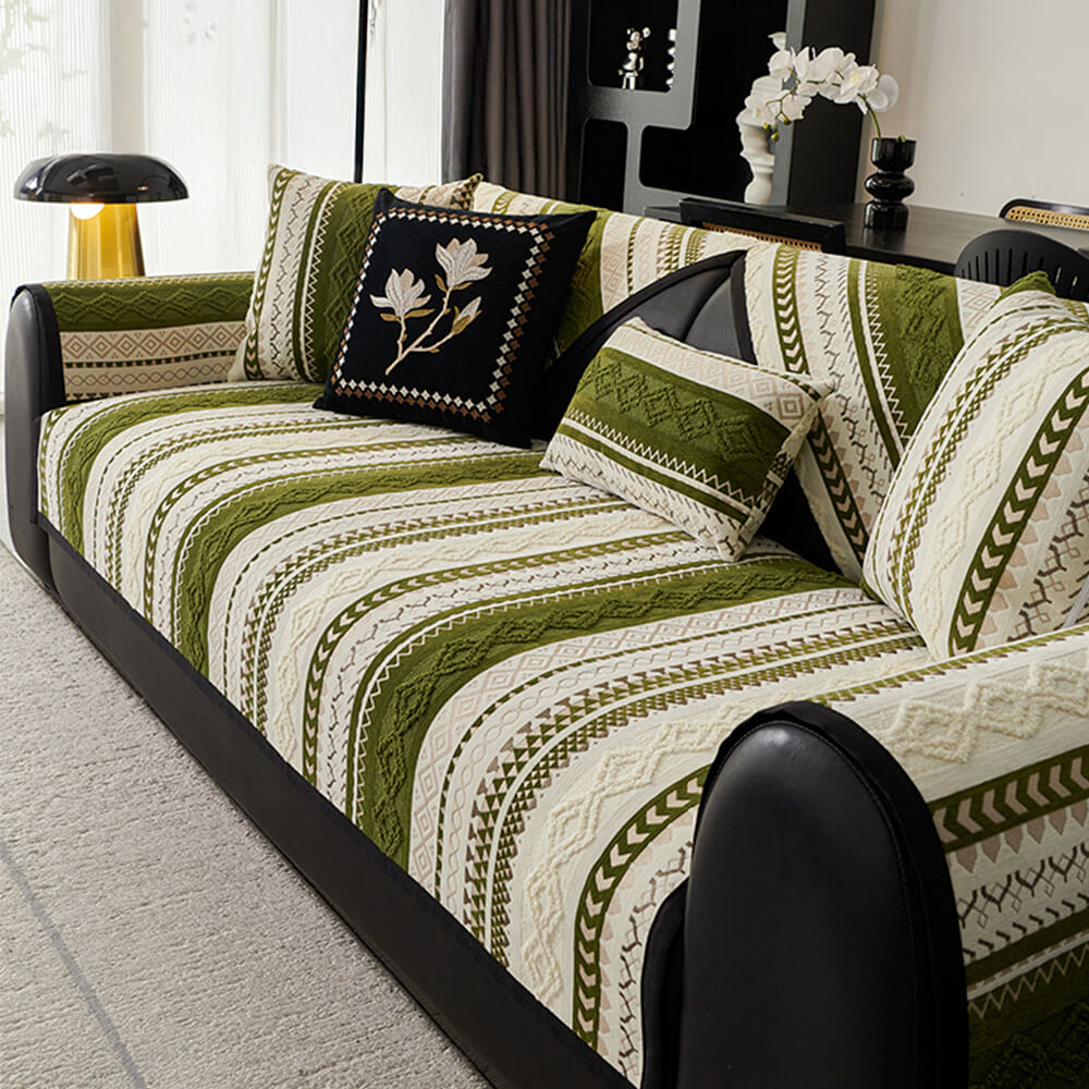 Colorblock Woven Suede Soft Skin-Friendly Anti-Ski