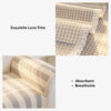 Cotton Linen Stripe Anti-scratch Furniture Protect