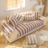 Cotton Linen Stripe Anti-scratch Furniture Protect