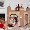 Cozy Orthopedic Kids Indoor Play Castle Bed Dog Te