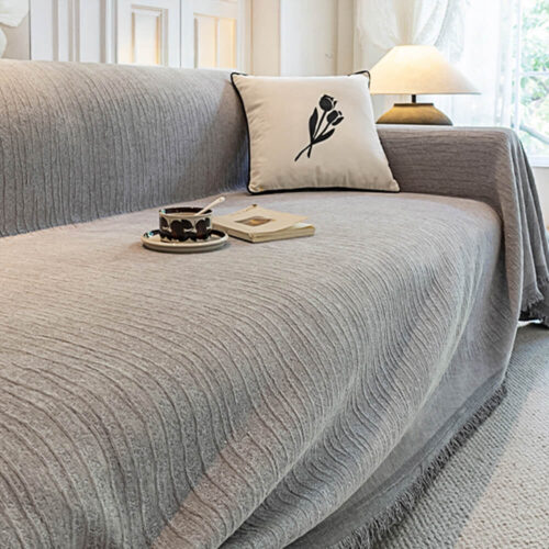 Cream Chenille Textured Pet-Friendly Anti-Scratch 