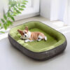 Durable Scratch-Resistant Suede Surface Dog Bed