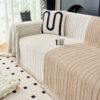 Elegant Herringbone Chenille Textured Throw Couch