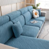 Wave Jacquard Sofa Stretch Anti-Slip Full Wrap Mag