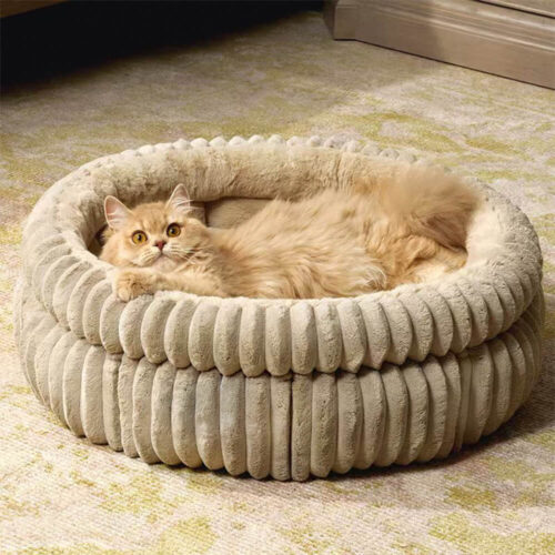 Minimalism Round Warm Milk Velvet Faux Rabbit Fur 