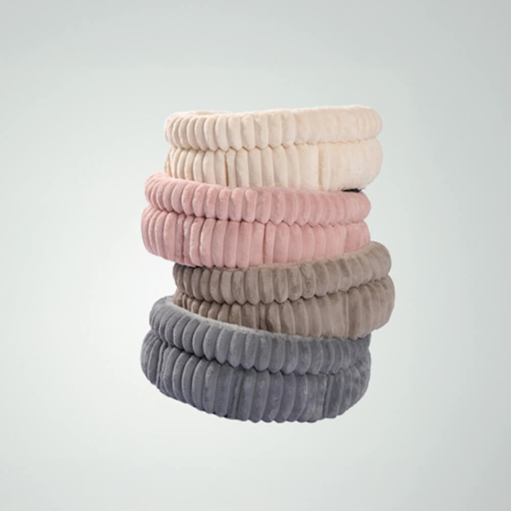 Minimalism Round Warm Milk Velvet Faux Rabbit Fur